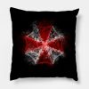 Umbrella Smoke Throw Pillow Official Resident Evil Merch