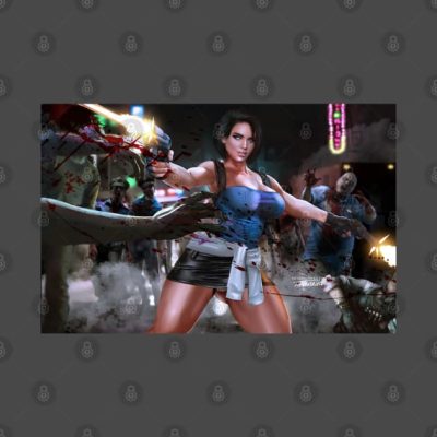 Jill Valentine Resindent Evil Tapestry Official Resident Evil Merch