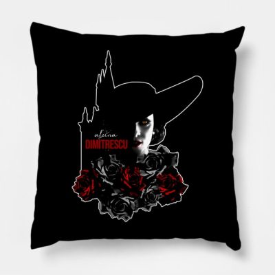 Alcina Dimitrescu Throw Pillow Official Resident Evil Merch