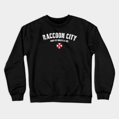 Raccoon City Home Of Umbrella Inc Crewneck Sweatshirt Official Resident Evil Merch