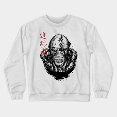 T Type Crewneck Sweatshirt Official Resident Evil Merch