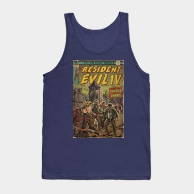 Resident Evil 4 Fan Art Comic Cover Tank Top Official Resident Evil Merch