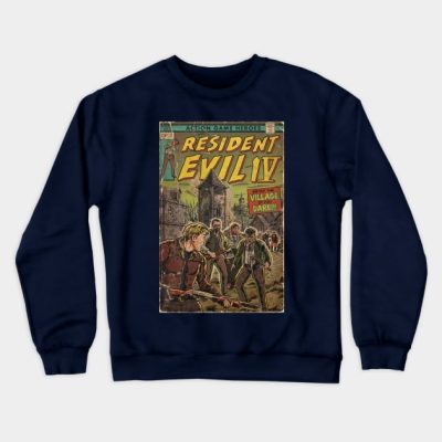 Resident Evil 4 Fan Art Comic Cover Crewneck Sweatshirt Official Resident Evil Merch