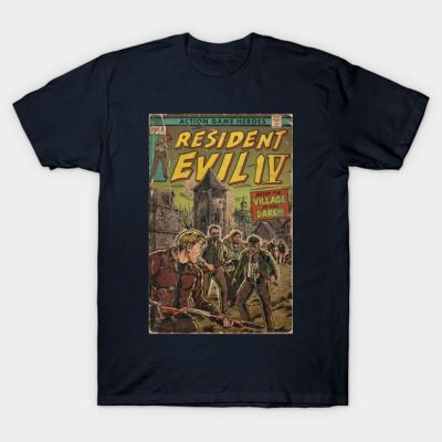 Resident Evil 4 Fan Art Comic Cover T-Shirt Official Resident Evil Merch