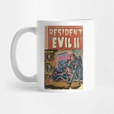 Resident Evil 2 Fan Art Comic Book Cover Mug Official Resident Evil Merch