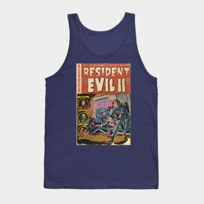 Resident Evil 2 Fan Art Comic Book Cover Tank Top Official Resident Evil Merch