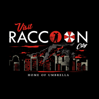 Visit Raccoon Tapestry Official Resident Evil Merch