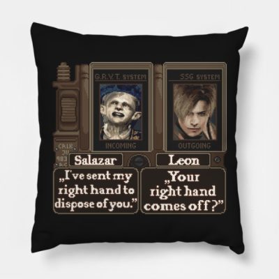 Resident Evil 4 Pixel Art Throw Pillow Official Resident Evil Merch