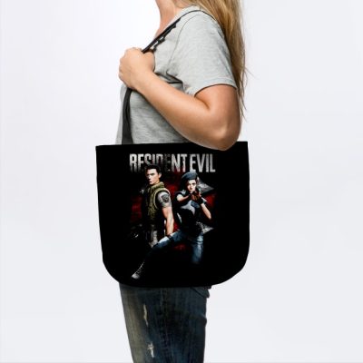 Resident Evil Chris And Jill Valentine Tote Official Resident Evil Merch