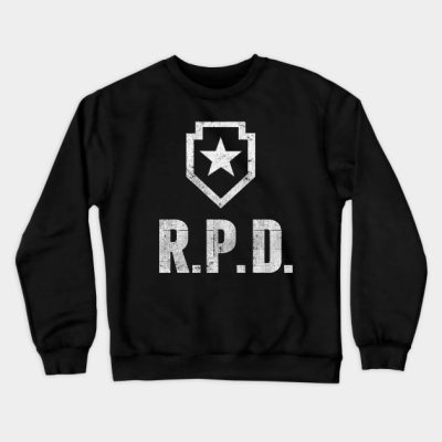 Rpd Vintage Grunge Crewneck Sweatshirt Official Resident Evil Merch