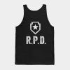 Rpd Vintage Grunge Tank Top Official Resident Evil Merch