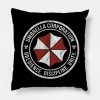 Umbrella Corporation Odu Throw Pillow Official Resident Evil Merch