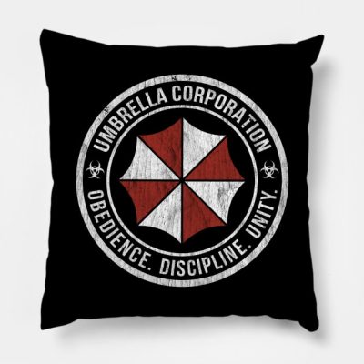 Umbrella Corporation Odu Throw Pillow Official Resident Evil Merch