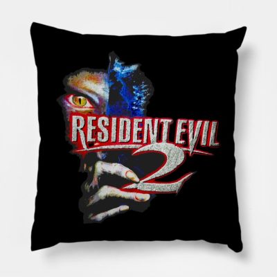 Original Fanart Resident Evil 90 S High Quality Throw Pillow Official Resident Evil Merch