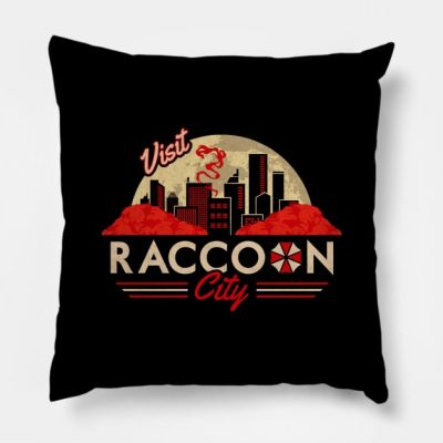 Raccoon City Throw Pillow Official Resident Evil Merch