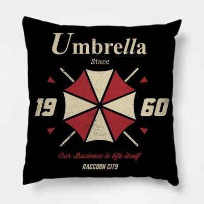 Umbrella Throw Pillow Official Resident Evil Merch