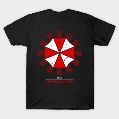 Umbrella Corp Retro Japanese Resident Evil T-Shirt Official Resident Evil Merch