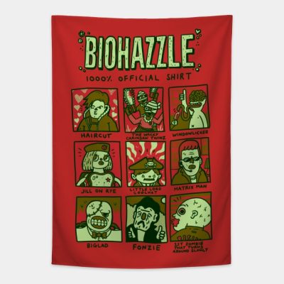 Biohazzle 1000 Official T Shirt Tapestry Official Resident Evil Merch