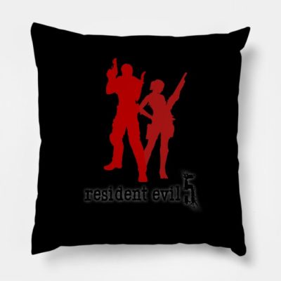 Resident Evil 5 Partners Throw Pillow Official Resident Evil Merch