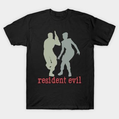 Resident Evil Chris And Jill T-Shirt Official Resident Evil Merch