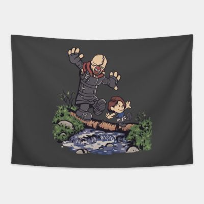 Jill And Nemesis Tapestry Official Resident Evil Merch