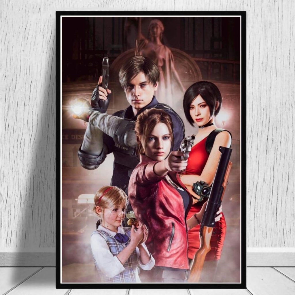 Gaming Canvas Resident Evil Canvas Painting Posters and Prints Wall Art Picture Home Living Room Decor 27 - Resident Evil Store