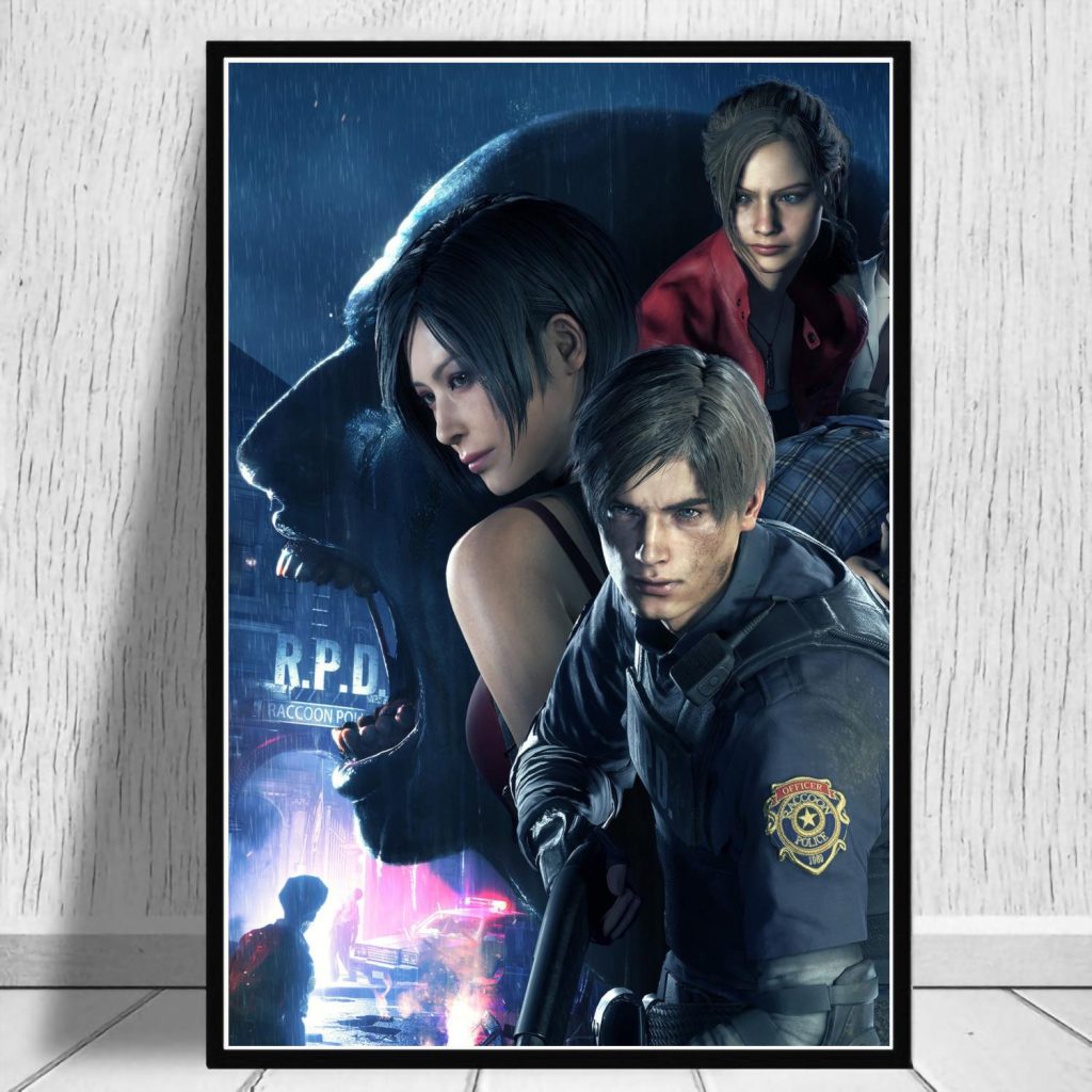 Gaming Canvas Resident Evil Canvas Painting Posters and Prints Wall Art Picture Home Living Room Decor 28 - Resident Evil Store