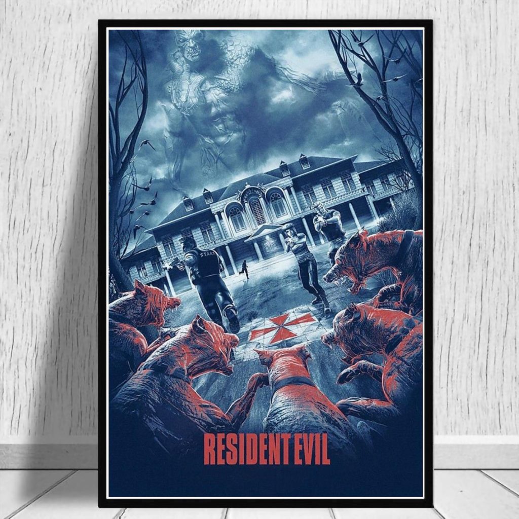 Gaming Canvas Resident Evil Canvas Painting Posters and Prints Wall Art Picture Home Living Room Decor 29 - Resident Evil Store