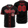 Personalized Umbrella Corp RE AOP Baseball Jersey MAIN Mockup - Resident Evil Store