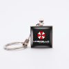 Video Game Residents Evils Pendant Keychains llavero Protective Umbrella Corporation Key Holder Car Umbrella Keyring - Resident Evil Store