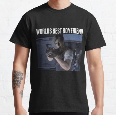 Worlds Best Boyfriend - Leon T-Shirt Official Resident Evil Merch