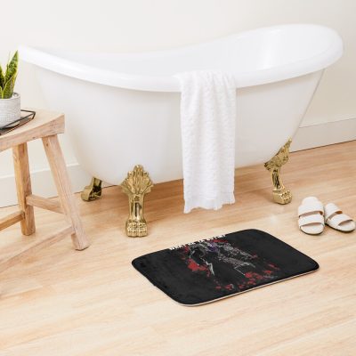 Resident Evil 4 Merchant Black Bath Mat Official Resident Evil Merch