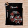 Smoke Umbrella Throw Blanket Official Resident Evil Merch