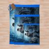 Resident Evil 4 Leon Throw Blanket Official Resident Evil Merch