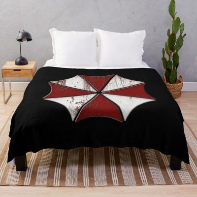 Umbrella Corporation Throw Blanket Official Resident Evil Merch