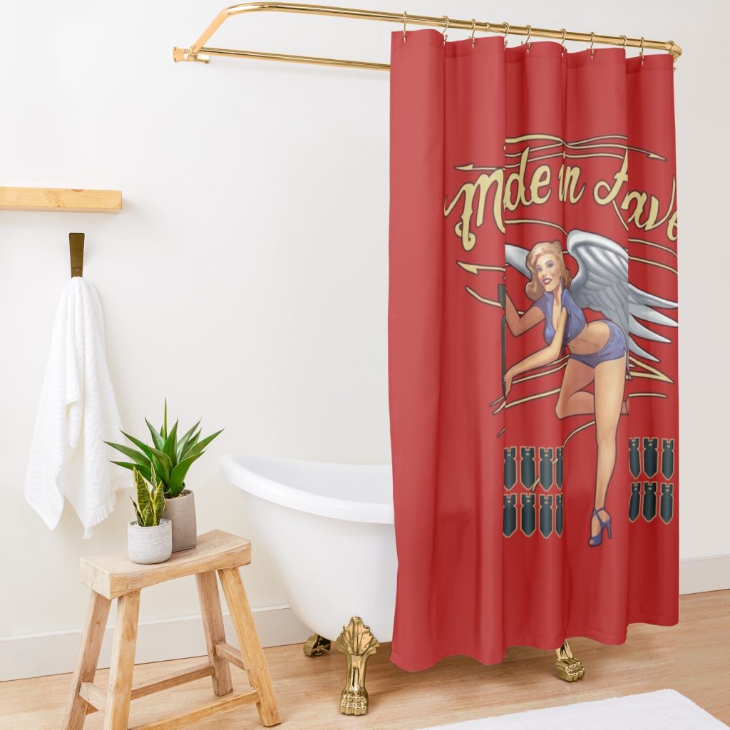 Made In Heaven Resident Evil 2 Redraw Shower Curtain Official Resident Evil Merch