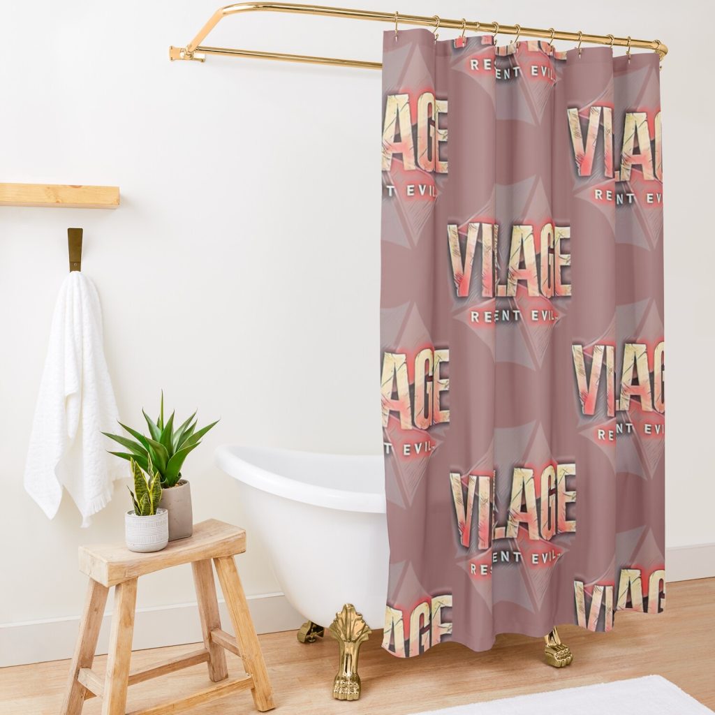 Resident Evil Shower Curtain Official Resident Evil Merch