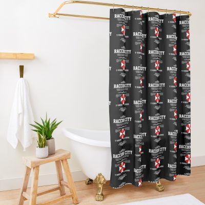 Raccoon City Shower Curtain Official Resident Evil Merch