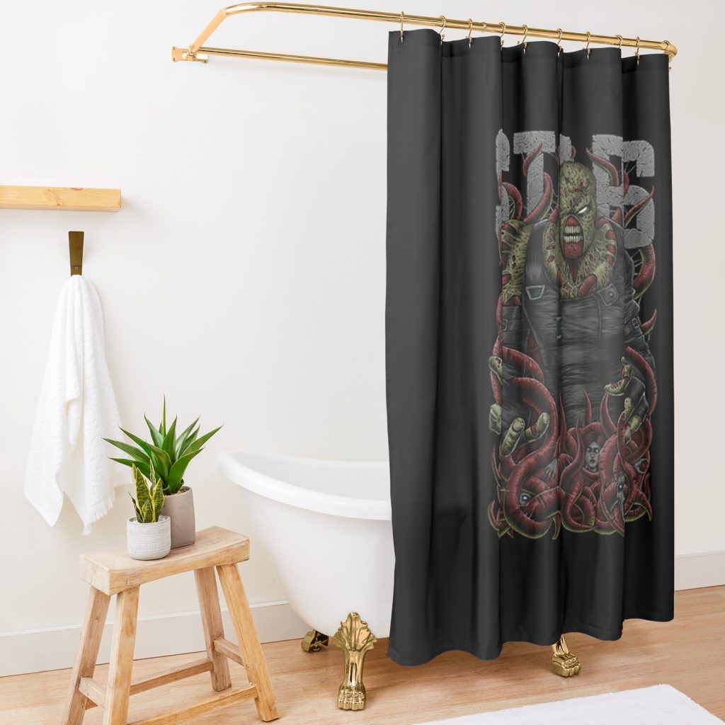 Resident Evil - Nemesis Shower Curtain Official Resident Evil Merch