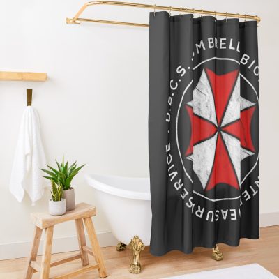 Umbrella Biohazard Countermeasure Service | Resident Evil 3 Shower Curtain Official Resident Evil Merch