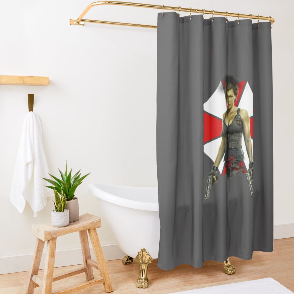 Shower Curtain Official Resident Evil Merch