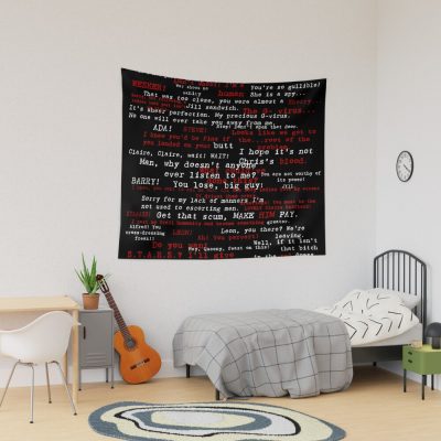 Resident Evil Quotes Tapestry Official Resident Evil Merch