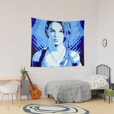 Jill Valentine (Blue) Tapestry Official Resident Evil Merch