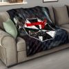 resident evil game premium quilt black white umbrella corporation blonde girl quilt blanketirp4k - Resident Evil Store