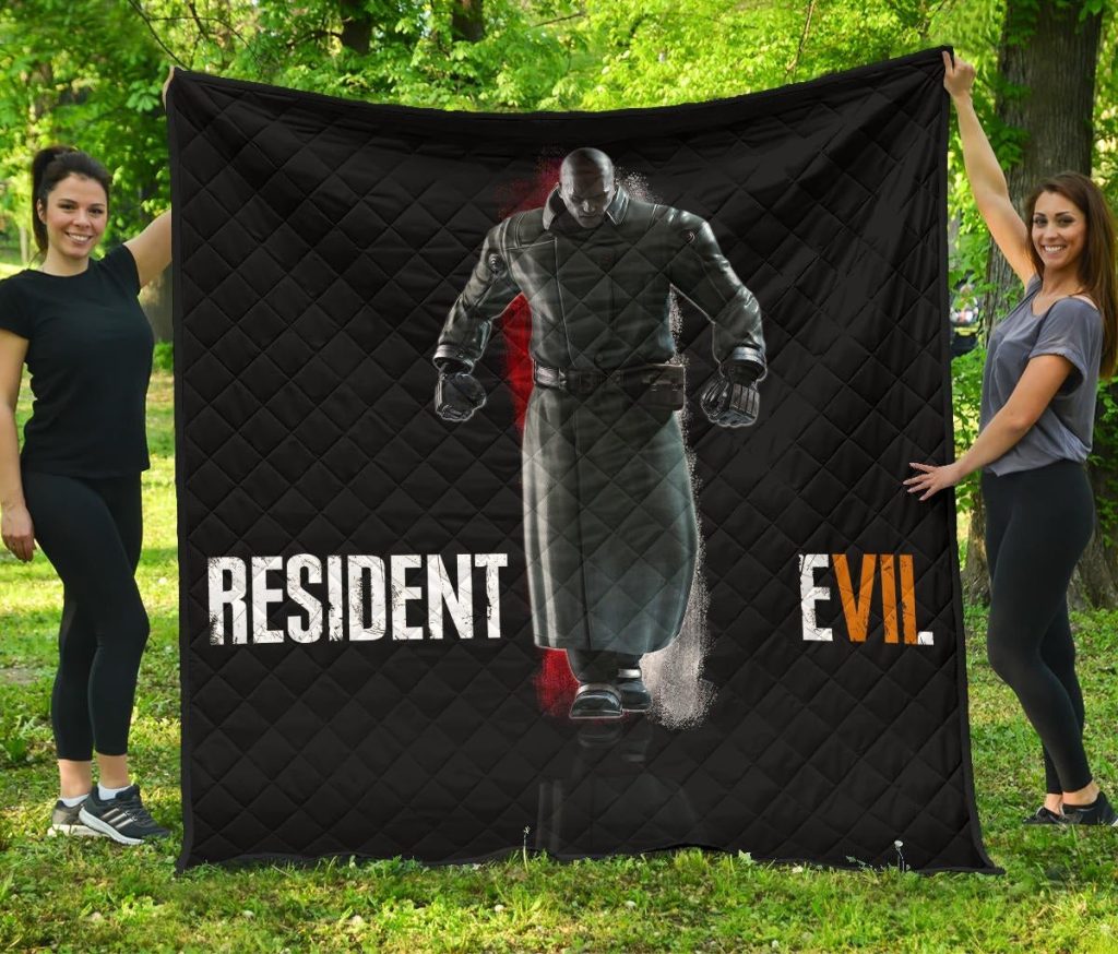 resident evil game premium quilt evil tyrant 3d artwork quilt blanket2zalb - Resident Evil Store