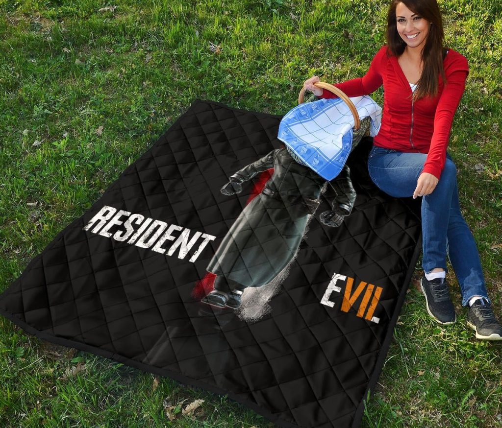 resident evil game premium quilt evil tyrant 3d artwork quilt blanketclw3y - Resident Evil Store