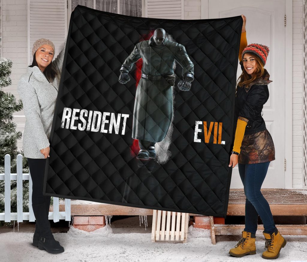 resident evil game premium quilt evil tyrant 3d artwork quilt blanketi2dds - Resident Evil Store