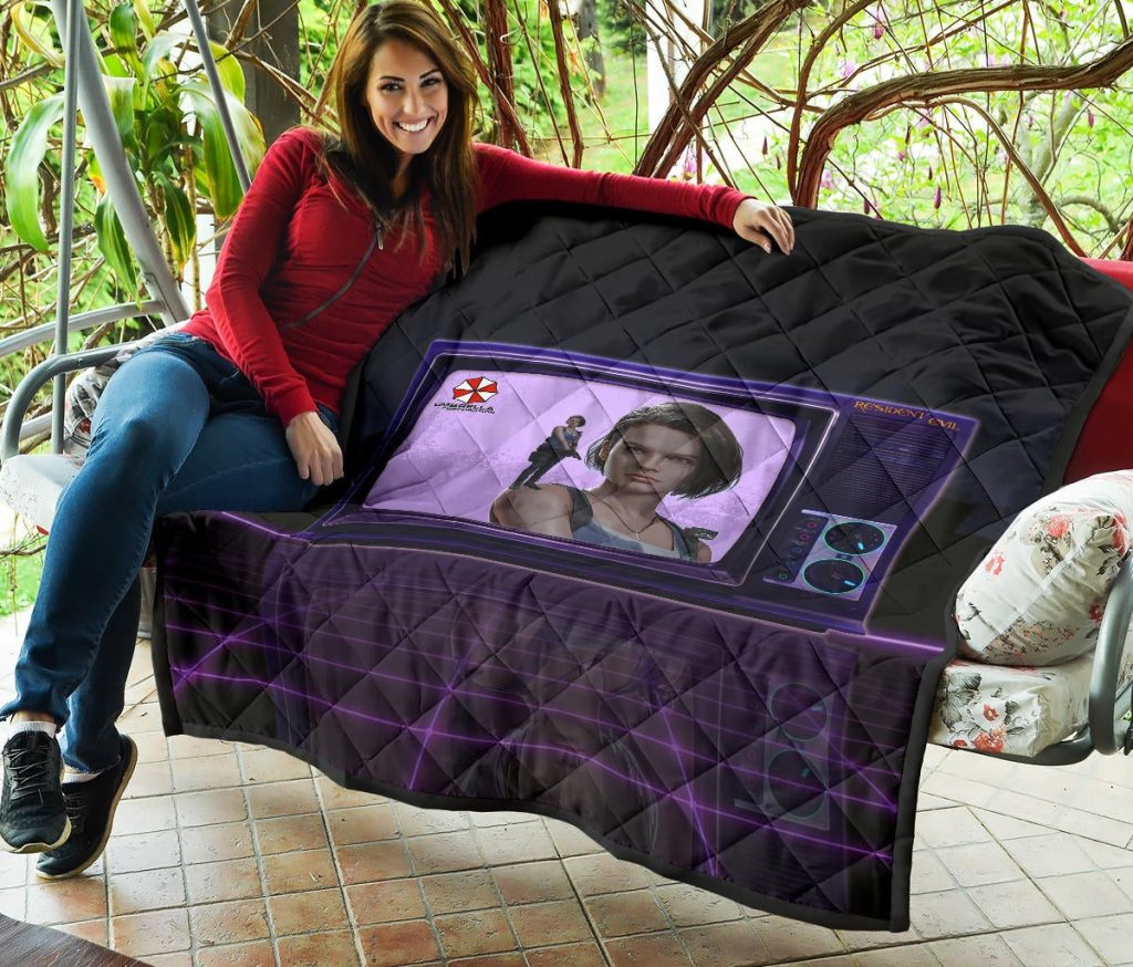 resident evil game premium quilt jill valentine appear on tv quilt blanketesfbv - Resident Evil Store