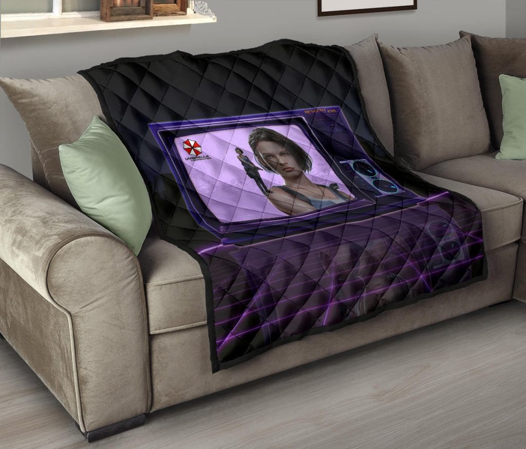 resident evil game premium quilt jill valentine appear on tv quilt blanketmimro - Resident Evil Store