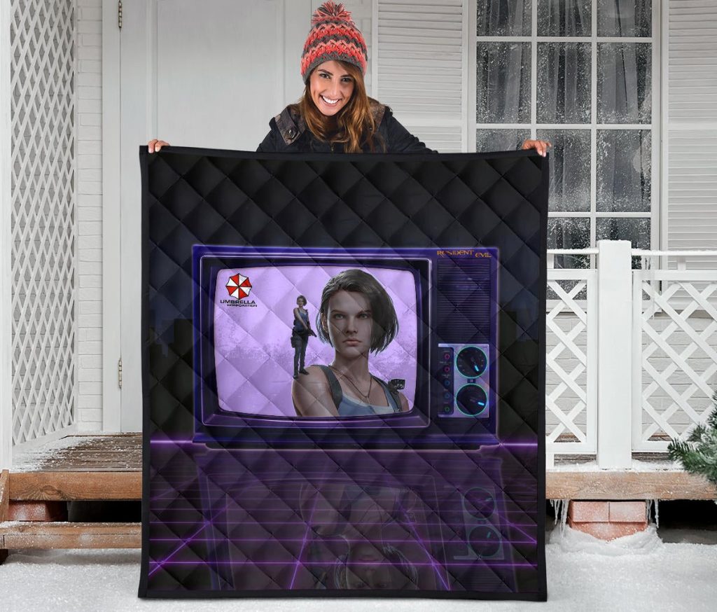 resident evil game premium quilt jill valentine appear on tv quilt blanketosrb2 - Resident Evil Store